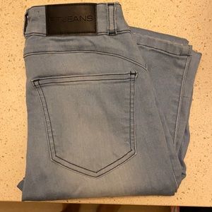 FitJeans size XS Contour Mid waisted. Bleach blue